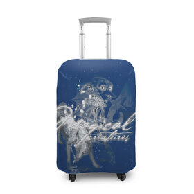 Чехол для чемодана 3D с принтом Magical Creatures в Белгороде, 86% полиэфир, 14% спандекс | двустороннее нанесение принта, прорези для ручек и колес | dobby | harry potter | vdosadir | гарри поттер | джоан роулинг | добби