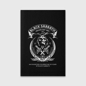 Обложка для паспорта матовая кожа с принтом The End World Tour в Белгороде, натуральная матовая кожа | размер 19,3 х 13,7 см; прозрачные пластиковые крепления | black sabbath | black sabbath 