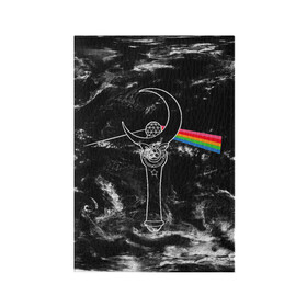 Обложка для паспорта матовая кожа с принтом Dark Side of the Moon Stick в Белгороде, натуральная матовая кожа | размер 19,3 х 13,7 см; прозрачные пластиковые крепления | Тематика изображения на принте: anime | japan | manga | pink floyd | sailor moon | аниме | девочка | девушка | луна | лунная призма | манга | сейлор мун | сэйлор мун | япония