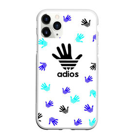 Чехол для iPhone 11 Pro матовый с принтом Adios в Белгороде, Силикон |  | adidas | adios | адидас | антибренд | бренд | гуси | гуччи | мем | отпечаток | потерялся | прикол | рука | след