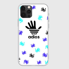 Чехол для iPhone 12 Pro Max с принтом Adios в Белгороде, Силикон |  | Тематика изображения на принте: adidas | adios | адидас | антибренд | бренд | гуси | гуччи | мем | отпечаток | потерялся | прикол | рука | след