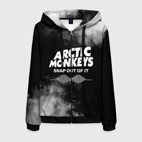 Мужская толстовка 3D на молнии с принтом Arctic Monkeys в Белгороде, 100% полиэстер | длина до линии бедра, манжеты и пояс оформлены мягкой тканевой резинкой, двухслойный капюшон со шнурком для регулировки, спереди молния, по бокам два кармана | Тематика изображения на принте: arctic | monkeys | rock | алекс тёрнер | арктик | группа | группы | джейми кук | инди | манкиз | музыка | мэтт хелдерс | ник омэлли | постпанк | рок