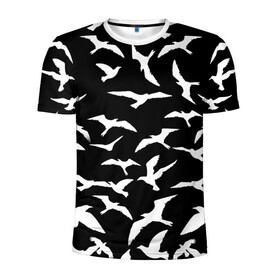 Мужская футболка 3D спортивная с принтом Freedom | Свобода в Белгороде, 100% полиэстер с улучшенными характеристиками | приталенный силуэт, круглая горловина, широкие плечи, сужается к линии бедра | bird | birds | black | cosmo | crow | gray | sky | white | астрономия | белая | белое | ворон | вороны | градиент | дождь | космос | ливень | луна | небо | облака | орел | орлы | просвет | птицы | серая | серое | солнце | текстура