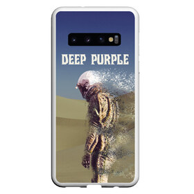 Чехол для Samsung Galaxy S10 с принтом Deep Purple Whoosh в Белгороде, Силикон | Область печати: задняя сторона чехла, без боковых панелей | 2020 | cover | deep | desert | hard | logo | metal | moon | music | new album | purple | rock | whoosh | дип | космонавт | легендарная | легендарный | лого | луна | метал | музыка | новый альбом | обложка | пепл | перпл | пустыня | рок | т