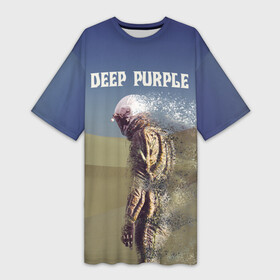 Платье-футболка 3D с принтом Deep Purple Whoosh в Белгороде,  |  | 2020 | cover | deep | desert | hard | logo | metal | moon | music | new album | purple | rock | whoosh | дип | космонавт | легендарная | легендарный | лого | луна | метал | музыка | новый альбом | обложка | пепл | перпл | пустыня | рок | т