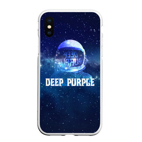 Чехол для iPhone XS Max матовый с принтом Deep Purple Whoosh! в Белгороде, Силикон | Область печати: задняя сторона чехла, без боковых панелей | 2020 | cover | deep | galaxy | hard | logo | metal | music | new album | purple | rock | space | whoosh | дип | звезды | космонавт | космос | легендарная | легендарный | лого | метал | музыка | новый альбом | обложка | пепл | перпл | рок |