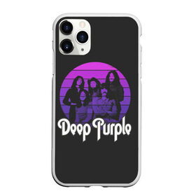 Чехол для iPhone 11 Pro Max матовый с принтом Deep Purple в Белгороде, Силикон |  | album | deep | hard | metal | purple | rock | альбом | британия | группа | метал | рок | хард | хеви