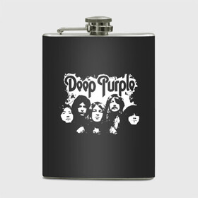 Фляга с принтом Deep Purple в Белгороде, металлический корпус | емкость 0,22 л, размер 125 х 94 мм. Виниловая наклейка запечатывается полностью | Тематика изображения на принте: album | deep | hard | metal | purple | rock | альбом | британия | группа | метал | рок | хард | хеви