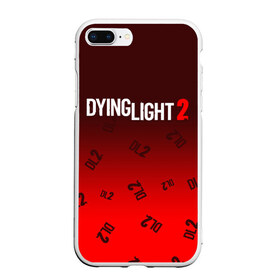 Чехол для iPhone 7Plus/8 Plus матовый с принтом DYING LIGHT 2 ДАИНГ ЛАЙТ в Белгороде, Силикон | Область печати: задняя сторона чехла, без боковых панелей | dying | dying light 2 | dyinglight 2 | dyinglight2 | game | games | horror | light | survival | zombie | выживание | даинг | даинг лайт 2 | даинглайт 2 | даинглайт2 | зомби | игра | игры | лайт | лого | логотип | логотипы | свет | символ | символы