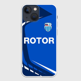 Чехол для iPhone 13 mini с принтом РОТОР Волгоград в Белгороде,  |  | fc | football club | rotor | rotor volgograd | sport | vlg | volgograd | волгоград | ротор | ротор волгоград | униформа | фирменые цвета | фк | форма | футбольная | футбольная форма ротор