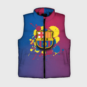 Женский жилет утепленный 3D с принтом Barcelona в Белгороде,  |  | barcelona | barselona | futbol club | барса | барселона | лионель месси | люблю футбол | месси | сине гранатовые | фанат | фк барселона | форма | форма игроков | футбол | футбольный клуб | эмблема | эмблема клуба