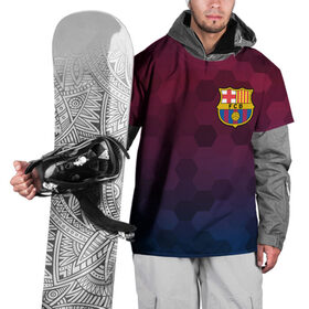 Накидка на куртку 3D с принтом Barcelona в Белгороде, 100% полиэстер |  | barcelona | barselona | futbol club | барса | барселона | лионель месси | люблю футбол | месси | сине гранатовые | фанат | фк барселона | форма | форма игроков | футбол | футбольный клуб | эмблема | эмблема клуба