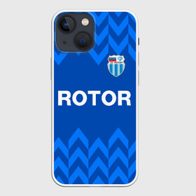 Чехол для iPhone 13 mini с принтом РОТОР Волгоград в Белгороде,  |  | fc | football club | rotor | rotor volgograd | sport | vlg | volgograd | волгоград | ротор | ротор волгоград | униформа | фирменые цвета | фк | форма | футбольная | футбольная форма ротор