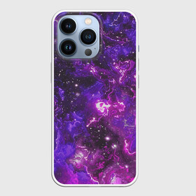 Чехол для iPhone 13 Pro с принтом Галактика в Белгороде,  |  | colors | cosmic | stars | yellow | брызги | звезды | краски | планета | разводы красок