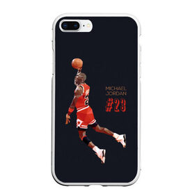 Чехол для iPhone 7Plus/8 Plus матовый с принтом MICHAEL JORDAN в Белгороде, Силикон | Область печати: задняя сторона чехла, без боковых панелей | jordan | michael | michael jordan | nba | баскетбол | баскетболист | джордан | защитник | майкл | майкл джордан | нба