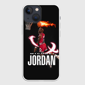 Чехол для iPhone 13 mini с принтом MICHAEL JORDAN в Белгороде,  |  | jordan | michael | michael jordan | nba | баскетбол | баскетболист | джордан | защитник | майкл | майкл джордан | нба