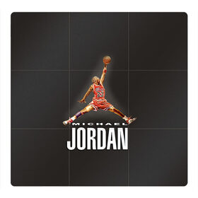 Магнитный плакат 3Х3 с принтом MICHAEL JORDAN в Белгороде, Полимерный материал с магнитным слоем | 9 деталей размером 9*9 см | jordan | michael | michael jordan | nba | баскетбол | баскетболист | джордан | защитник | майкл | майкл джордан | нба