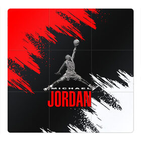Магнитный плакат 3Х3 с принтом MICHAEL JORDAN в Белгороде, Полимерный материал с магнитным слоем | 9 деталей размером 9*9 см | jordan | michael | michael jordan | nba | баскетбол | баскетболист | джордан | защитник | майкл | майкл джордан | нба