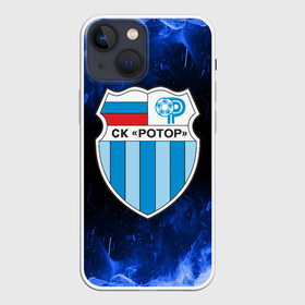 Чехол для iPhone 13 mini с принтом РОТОР Волгоград в Белгороде,  |  | fc | football club | rotor | rotor volgograd | sport | vlg | volgograd | волгоград | ротор | ротор волгоград | униформа | фирменные цвета | фк | форма | футбольная | футбольная форма ротор