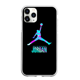 Чехол для iPhone 11 Pro матовый с принтом Jordan в Белгороде, Силикон |  | jordan | michael | nba | баскетбол | джорданмайкл | игра | легенда | майкл джордан | мяч | неон | футбол