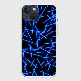 Чехол для iPhone 13 с принтом Неоновые линии в Белгороде,  |  | geometry | neon | pattern | stripes | блестки | геометрические | геометрия | градиент | лампочка | линии | неоновый | паттерн | пламя | полоски | полосы | свет | светящиеся | сияние | текстура | текстурные