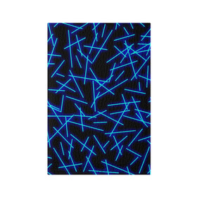 Обложка для паспорта матовая кожа с принтом Неоновые линии в Белгороде, натуральная матовая кожа | размер 19,3 х 13,7 см; прозрачные пластиковые крепления | Тематика изображения на принте: geometry | neon | pattern | stripes | блестки | геометрические | геометрия | градиент | лампочка | линии | неоновый | паттерн | пламя | полоски | полосы | свет | светящиеся | сияние | текстура | текстурные