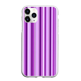Чехол для iPhone 11 Pro Max матовый с принтом Фиолетово-чёрные полосы в Белгороде, Силикон |  | вертикальные полосы | вертикальный рисунок | линии | полосы | розовый | светлый | темный | фиолетовый | черный