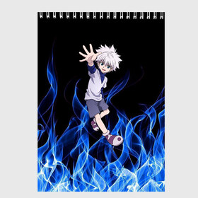 Скетчбук с принтом Killua Zoldyck Blue Fire в Белгороде, 100% бумага
 | 48 листов, плотность листов — 100 г/м2, плотность картонной обложки — 250 г/м2. Листы скреплены сверху удобной пружинной спиралью | hunter  hunter | алая иллюзия | гон фрикс | курапика | леорио | молния | огонь | охотник х охотник | персонажи | последняя миссия | хантер | хантер икс хантер | хантер х хантер | хисока