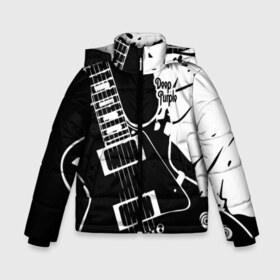 Зимняя куртка для мальчиков 3D с принтом Deep Purple в Белгороде, ткань верха — 100% полиэстер; подклад — 100% полиэстер, утеплитель — 100% полиэстер | длина ниже бедра, удлиненная спинка, воротник стойка и отстегивающийся капюшон. Есть боковые карманы с листочкой на кнопках, утяжки по низу изделия и внутренний карман на молнии. 

Предусмотрены светоотражающий принт на спинке, радужный светоотражающий элемент на пуллере молнии и на резинке для утяжки | deep purple | whoosh | дэвид ковердейл | иэн гиллан | метал | ричи блэкмор | роджер гловер | рок | свист | хард | хэви
