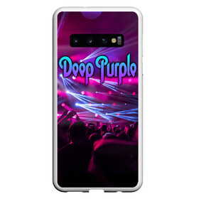 Чехол для Samsung Galaxy S10 с принтом Deep Purple в Белгороде, Силикон | Область печати: задняя сторона чехла, без боковых панелей | deep purple | whoosh | дэвид ковердейл | иэн гиллан | метал | ричи блэкмор | роджер гловер | рок | свист | хард | хэви