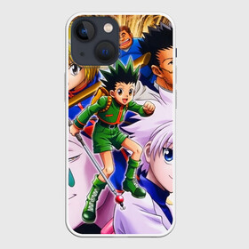 Чехол для iPhone 13 mini с принтом Hunter Хантер в Белгороде,  |  | anime | hisoka | japan | killua | аниме | анимешникам | борьба | герои | гон | детские | иллуми | курапика | манга | мультсериал | мультфильм | охотник | персонажи | приключения | фрикс | хантер | хисока | хищник