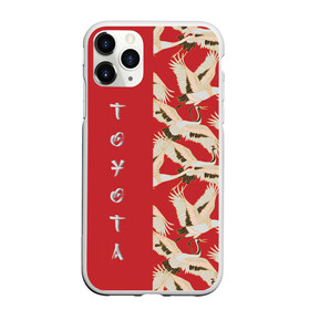 Чехол для iPhone 11 Pro Max матовый с принтом Toyota в Белгороде, Силикон |  | Тематика изображения на принте: pattern | supra | toyota | гуси | гусь | журавли | журавль | красная | красный | птицы | цапли | цапля | япония | японский | японский узор