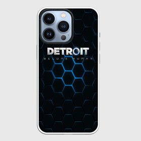 Чехол для iPhone 13 Pro с принтом DETROIT (S) в Белгороде,  |  | android | connor | detroit become human | game | rk 800 | urban | будущее | город | детроит | игры | мир | роботы | технологии