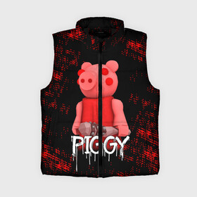 Женский жилет утепленный 3D с принтом ROBLOX PIGGY  СВИНКА ПИГГИ в Белгороде,  |  | pig | piggy | roblox | игра | компьютерная игра | логотип | онлайн | онлайн игра | пигги | поросенок | роблакс | роблокс | свинка | свинья