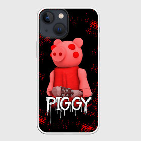 Чехол для iPhone 13 mini с принтом ROBLOX PIGGY   СВИНКА ПИГГИ в Белгороде,  |  | pig | piggy | roblox | игра | компьютерная игра | логотип | онлайн | онлайн игра | пигги | поросенок | роблакс | роблокс | свинка | свинья