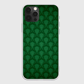 Чехол для iPhone 12 Pro Max с принтом Готические зелёные цветы в Белгороде, Силикон |  | готика | зеленый | светлый | темный | цветы