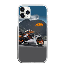 Чехол для iPhone 11 Pro матовый с принтом KTM Racing team в Белгороде, Силикон |  | clouds | ktm | motorcycle | mountains | nature | racer | racing | route | sky | team | гонщик | горы | мотоцикл | небо | облака | природа | трасса