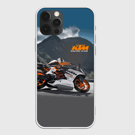 Чехол для iPhone 12 Pro Max с принтом KTM Racing team в Белгороде, Силикон |  | clouds | ktm | motorcycle | mountains | nature | racer | racing | route | sky | team | гонщик | горы | мотоцикл | небо | облака | природа | трасса