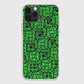 Чехол для iPhone 12 Pro Max с принтом Зелёная спираль в Белгороде, Силикон |  | зелёный | рисунок | спираль | тёмный