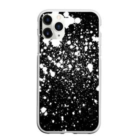 Чехол для iPhone 11 Pro Max матовый с принтом Белая краска в Белгороде, Силикон |  | casual | pattern | snow | winter | акварельные | брызги | зима | краски | круги | крутые | мазки | маляр | модные | мужские | ночь | паттерн | популярные | пятна | пятнистый | снег | снегопад | снежинки | текстура