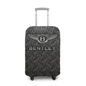 Чехол для чемодана 3D с принтом Bentley в Белгороде, 86% полиэфир, 14% спандекс | двустороннее нанесение принта, прорези для ручек и колес | bentayga | bentley flying spur | cayenne | continental gt | doug demuro | бентли | внедорожник | тайкан | тест драйв | турбо