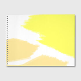 Альбом для рисования с принтом Градиент в Белгороде, 100% бумага
 | матовая бумага, плотность 200 мг. | graient | гладкая | гладкий переход | жёлто охровая | кисти | орнаменты. | пастельные мазки | приятный градиент | приятный принт