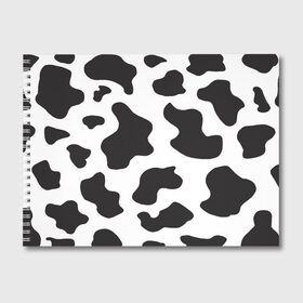 Альбом для рисования с принтом COW PRINT в Белгороде, 100% бумага
 | матовая бумага, плотность 200 мг. | Тематика изображения на принте: animals | cow | cow print | корова | коровий принт