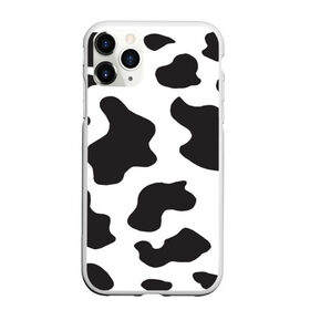 Чехол для iPhone 11 Pro Max матовый с принтом COW PRINT в Белгороде, Силикон |  | animals | cow | cow print | корова | коровий принт