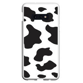 Чехол для Samsung S10E с принтом COW PRINT в Белгороде, Силикон | Область печати: задняя сторона чехла, без боковых панелей | animals | cow | cow print | корова | коровий принт