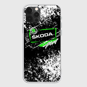 Чехол для iPhone 12 Pro Max с принтом SKODA SPORT в Белгороде, Силикон |  | auto | autosport | avto | car | race | road | skoda | sport | street racing | авто | автоспорт | гонки | дорога | марка | машина | спорт | тачка | трасса | шкода