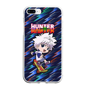 Чехол для iPhone 7Plus/8 Plus матовый с принтом Киллуа Hunter x Hunter в Белгороде, Силикон | Область печати: задняя сторона чехла, без боковых панелей | Тематика изображения на принте: anime | hunter | hunter x hunter | killua | zoldyck | аниме | зодиак | охотник | охотники