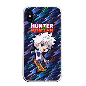 Чехол для iPhone XS Max матовый с принтом Киллуа Hunter x Hunter в Белгороде, Силикон | Область печати: задняя сторона чехла, без боковых панелей | Тематика изображения на принте: anime | hunter | hunter x hunter | killua | zoldyck | аниме | зодиак | охотник | охотники