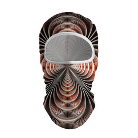 Балаклава 3D с принтом Зеркальная спираль в Белгороде, 100% полиэстер, ткань с особыми свойствами — Activecool | плотность 150–180 г/м2; хорошо тянется, но при этом сохраняет форму. Закрывает шею, вокруг отверстия для глаз кайма. Единый размер | зеркало | зеркальный рисунок | серебренный рисунок | серебро | спираль | туннель | цветок