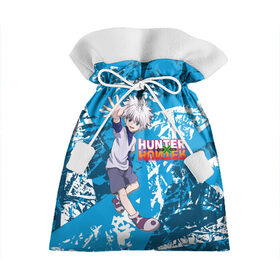 Подарочный 3D мешок с принтом Киллуа Hunter x Hunter в Белгороде, 100% полиэстер | Размер: 29*39 см | anime | hunter | hunter x hunter | killua | zoldyck | аниме | зодиак | охотник | охотники